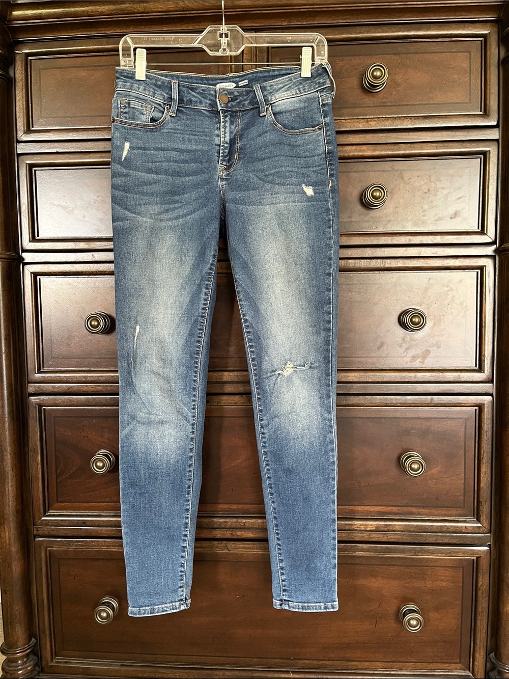 Old Navy Mid-Rise Rockstar Super Skinny Jeans